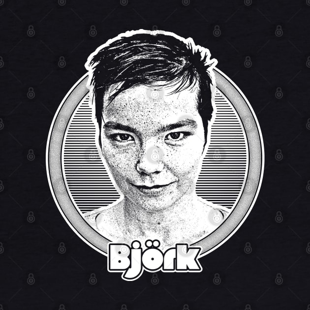 Björk /// Retro Style Fan Art Design by DankFutura